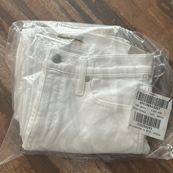 Madewell Petite High Rise Perfect Vintage Jeans NE622 Tile White 26 Petite - Picture 6 of 6